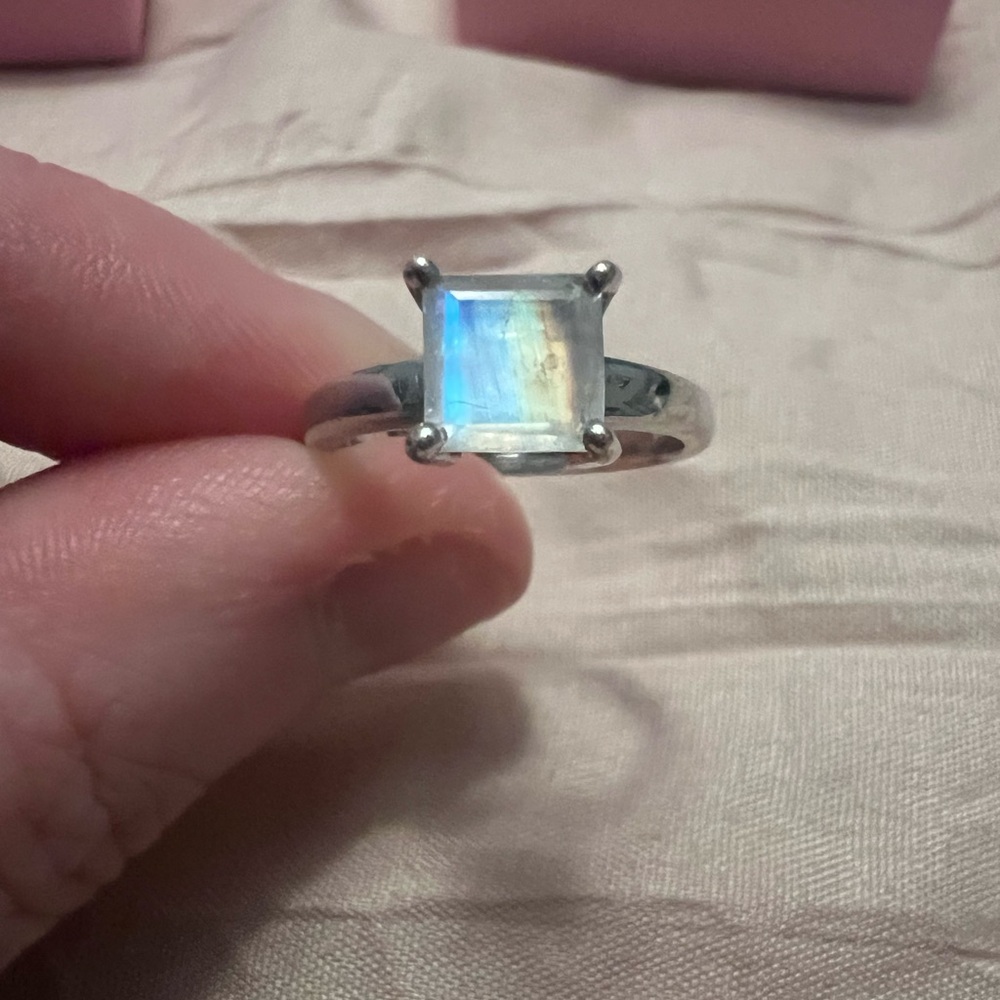 Sterling Silver Moonstone Ring